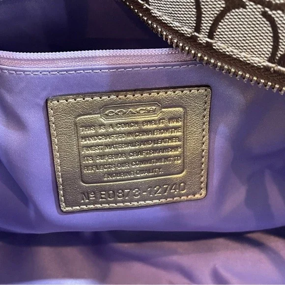 COACH Limited Edition Gold Patchwork Satchel Shoulder Bag E0873-12740 - Picture 7 of 10